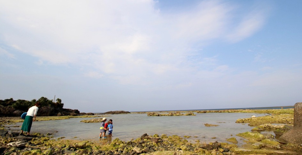 海で遊ぶこともできます